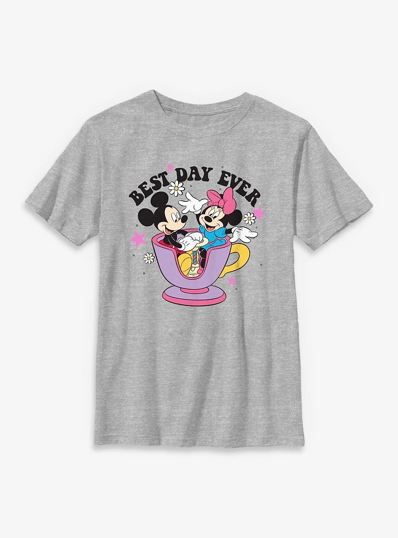 Disney Mickey Mouse & Minnie Best Day Ever Youth T-Shirt