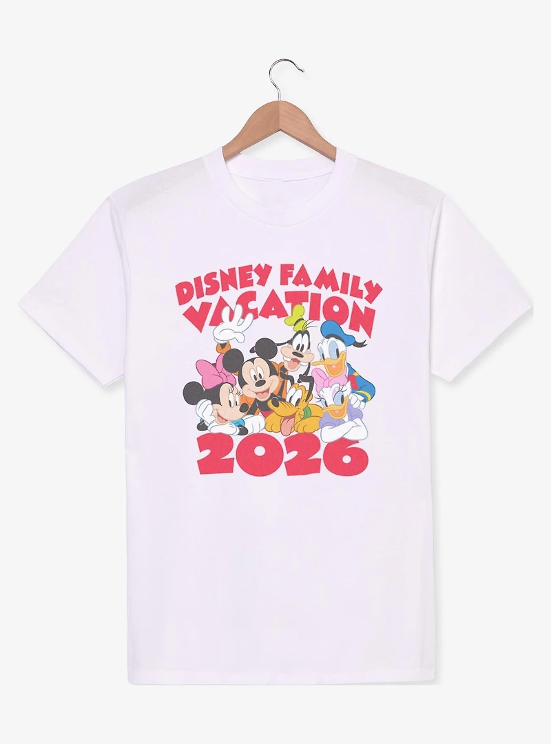 Disney Mickey Mouse & Friends Family Vacation 2026 Together T-Shirt