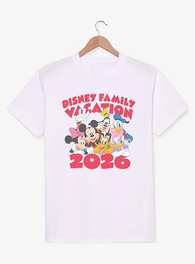 Disney Mickey Mouse & Friends Family Vacation 2026 Together T-Shirt