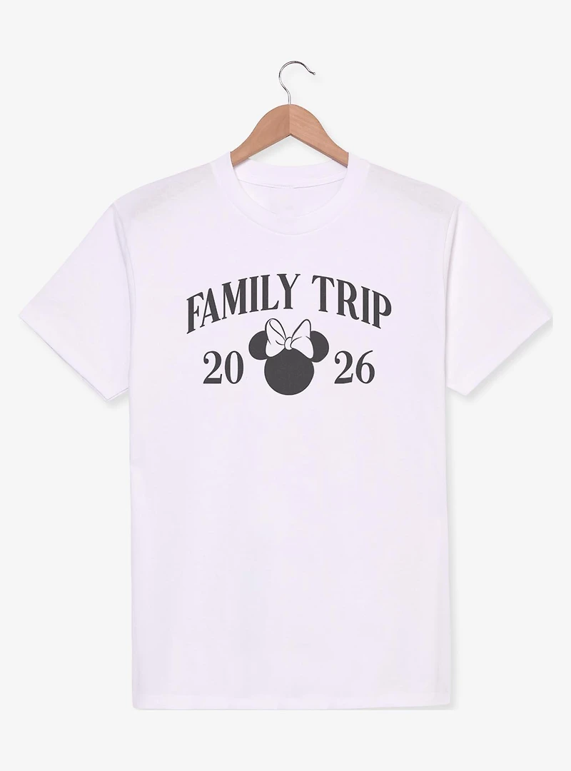 Disney Minnie Mouse Head Family Trip 2026 T-Shirt