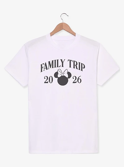 Disney Minnie Mouse Head Family Trip 2026 T-Shirt