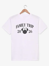 Disney Minnie Mouse Head Family Trip 2026 T-Shirt