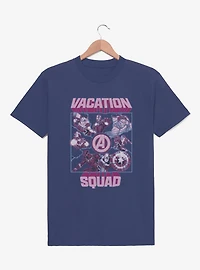 Marvel Avengers Vacation Squad Square T-Shirt