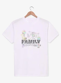 Disney Pixar Family Vacation Characters T-Shirt