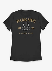Star Wars Darth Vader Dark Side Family Trip 2026 Womens T-Shirt