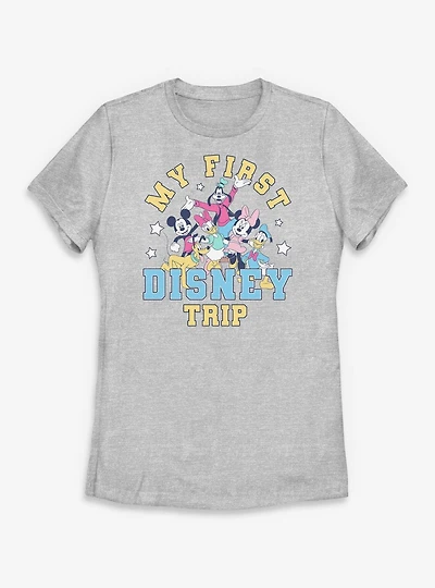 Disney Mickey Mouse My First Trip Together Womens T-Shirt