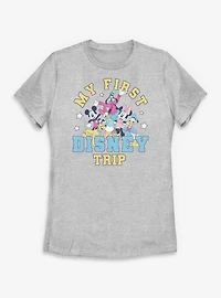 Disney Mickey Mouse My First Trip Together Womens T-Shirt