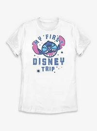 Disney Lilo & Stitch My First Trip Womens T-Shirt