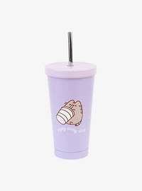 Pusheen Moments Steel Tumbler With Straw
