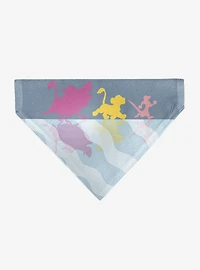 Disney Lion King No Worries Reflection Pose Slip On Collar Pet Bandana - Bandana Only