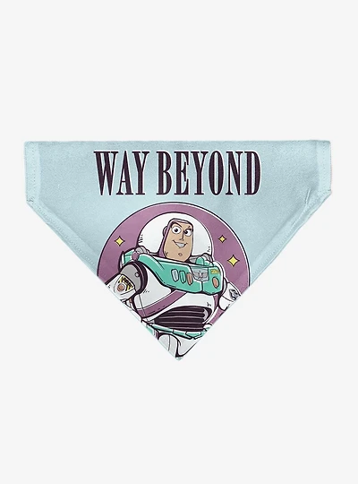 Disney Toy Story Buzz Lightyear Way Beyond Pose Slip On Collar Pet Bandana - Bandana Only
