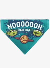 Disney Toy Story Aliens Noh Bad Days Pizza Planet Pose Slip On Collar Pet Bandana - Bandana Only