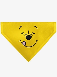 Disney Winnie the Pooh Winking Smiling Face Golden Slip On Collar Pet Bandana - Bandana Only