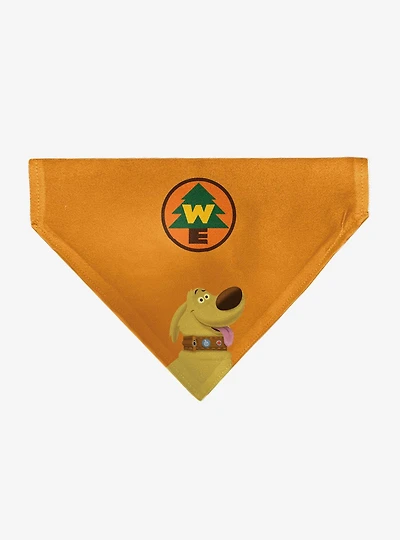 Disney Up Dug Pose and Wilderness Explorer Badge Slip On Collar Pet Bandana - Bandana Only