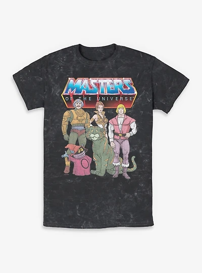 Masters Of The Universe Hero Group Mineral Wash T-Shirt
