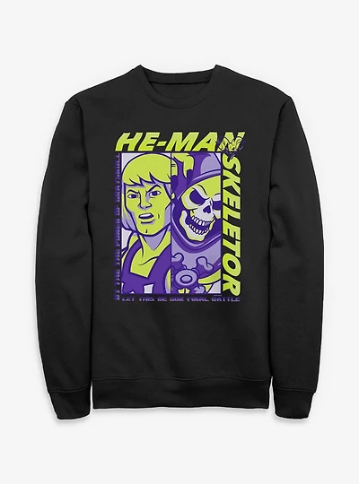 Masters Of The Universe He-Man & Skeletor Split Sweatshirt