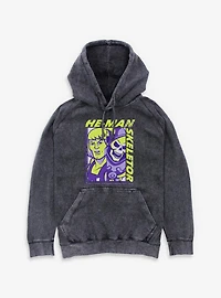 Masters Of The Universe He-Man & Skeletor Split Mineral Wash Hoodie