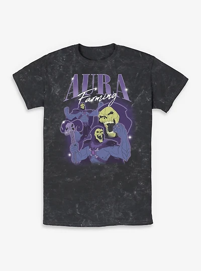 Masters Of The Universe Skeletor Aura Mineral Wash T-Shirt