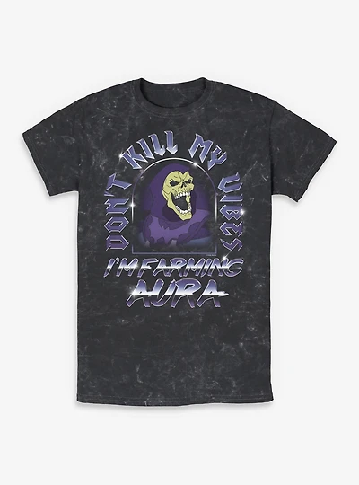 Masters Of The Universe Skeletor Vibes Mineral Wash T-Shirt