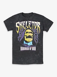 Masters Of The Universe Skeletor Lightning Mineral Wash T-Shirt
