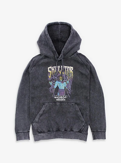 Masters Of The Universe Skeletor Power Lightning Mineral Wash Hoodie