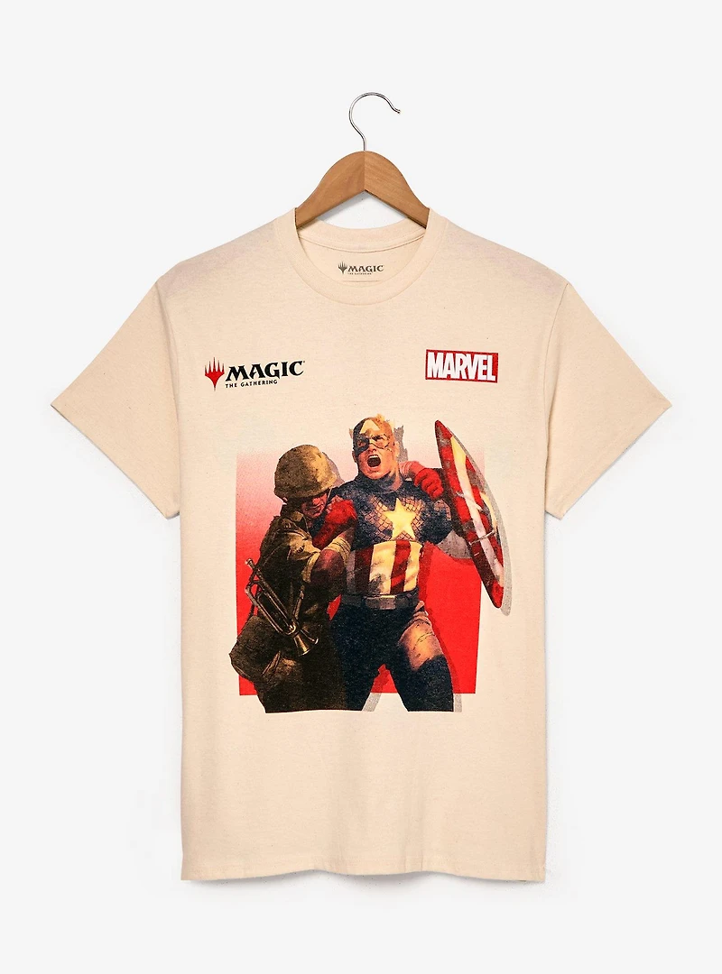 Magic: The Gathering x Marvel Captain America T-Shirt - BoxLunch Exclusive