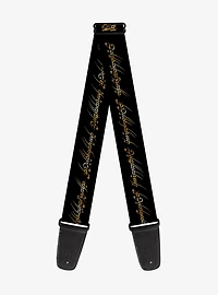 The Lord of the Rings One Ring Inscription Guitar Strap