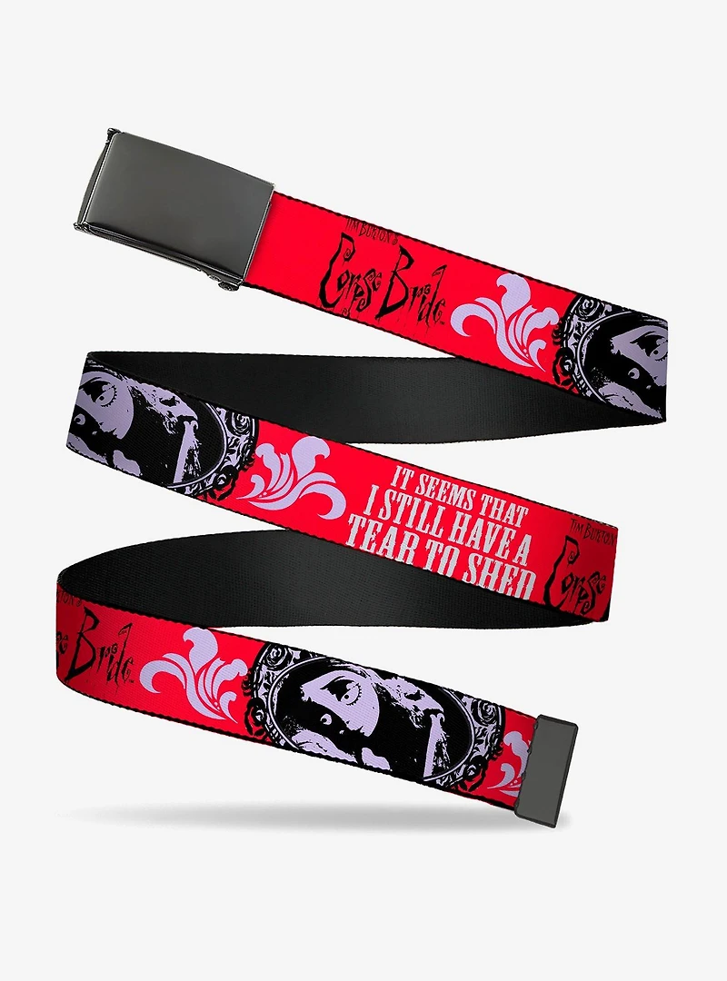 Corpse Bride Emily Tear To Shed Pose Clamp Buckle Belt