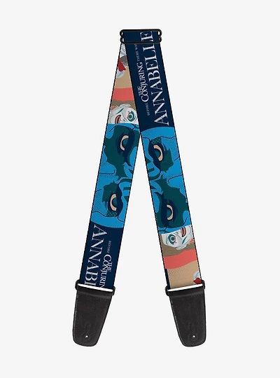 Annabelle Pop Art Scenes and Title Logo Multi Guitar Strap