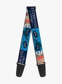 Annabelle Pop Art Scenes and Title Logo Multi Guitar Strap