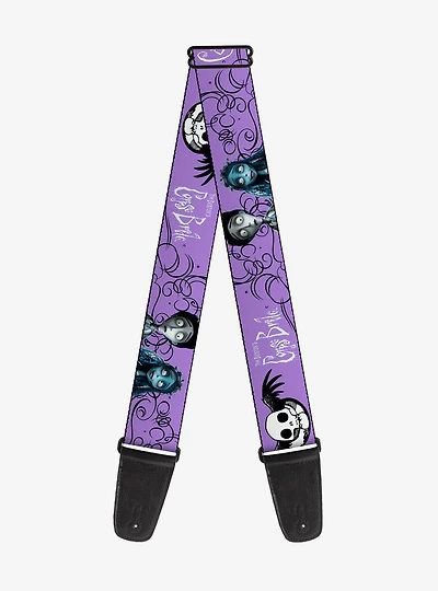Corpse Bride Victor and Emily Living Marry the Dead Guitar Strap