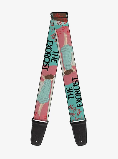 The Exorcist I'm Not Regan Elevation Pose and Face Pop Art Guitar Strap
