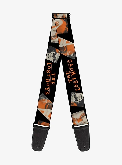 The Lost Boys David Pose Stacked and Title Logo Guitar Strap