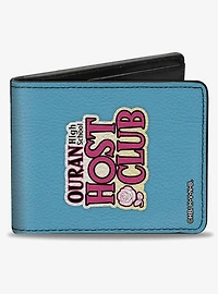Ouran High School Host Club Chibi Character Group Pose Bifold Wallet