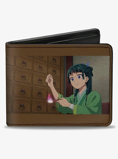 The Apothecary Diaries Mamao Pose and Title Logo Bifold Wallet