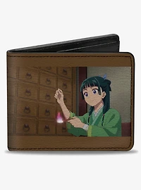 The Apothecary Diaries Mamao Pose and Title Logo Bifold Wallet