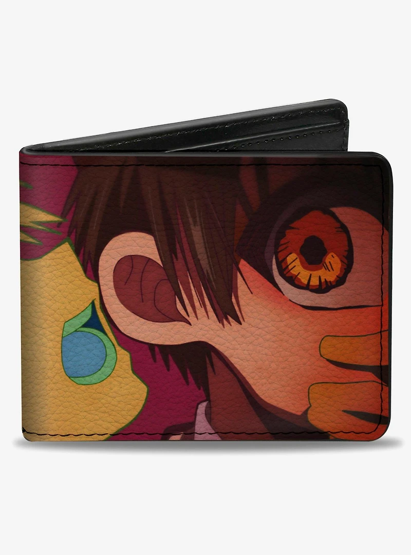 Toilet Bound Hanako-Kun Silencing Scene Close Up and Logo Bifold Wallet
