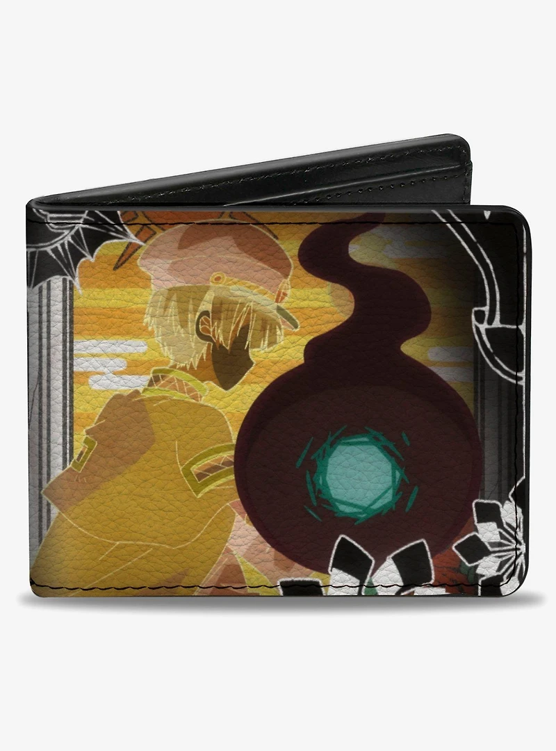 Toilet Bound Hanako-Kun Four Character Group Pose White Bifold Wallet