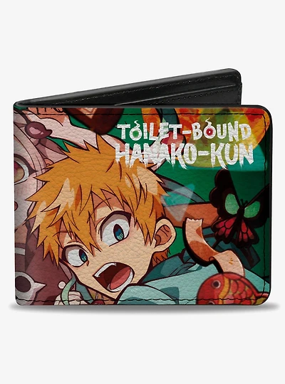 Toilet Bound Hanako-Kun Three Character Group Pose Bifold Wallet