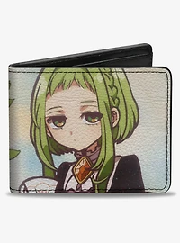 Toilet Bound Hanako-Kun Sakura Garden Tea Party Pose Bifold Wallet
