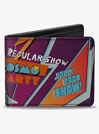 Regular Show Characters Group Posmo Party Pose Multi Bifold Wallet