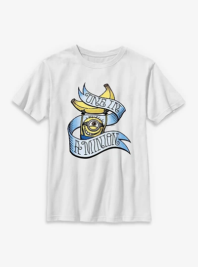 Minions One A Minion Tattoo Style Youth T-Shirt