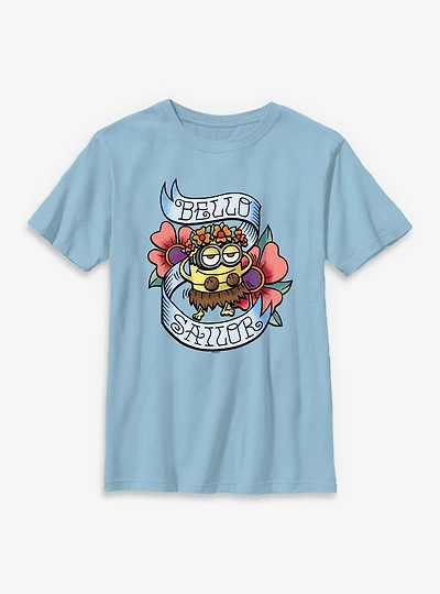 Minions Bello Sailor Tattoo Style Youth T-Shirt