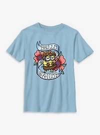 Minions Bello Sailor Tattoo Style Youth T-Shirt