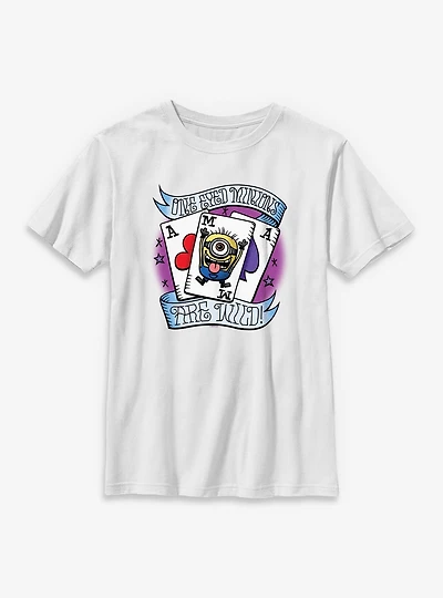 Minions One Eyed Are Wild Tattoo Style Youth T-Shirt