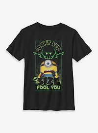 Minions Don't Let My Fool You Youth T-Shirt
