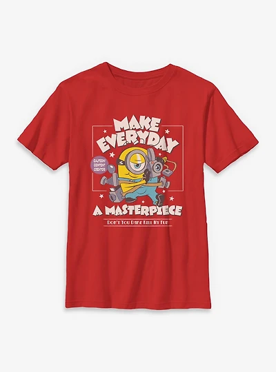 Minions Make Everyday A Masterpiece Youth T-Shirt