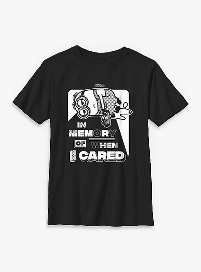 Minions Memory Of When I Cared Youth T-Shirt