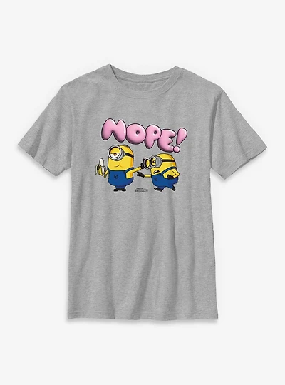 Minions Nope Push Youth T-Shirt
