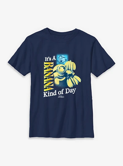 Minions It's A Banana Kind Of Day Youth T-Shirt